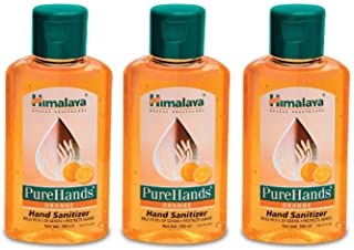 Himalaya Purehands Hand Sanitizer (Orange) 100ml Pack of 3