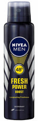 Buy Nivea Men Fresh Power Boost Deodorant, 150ml online for USD 9.55 at alldesineeds