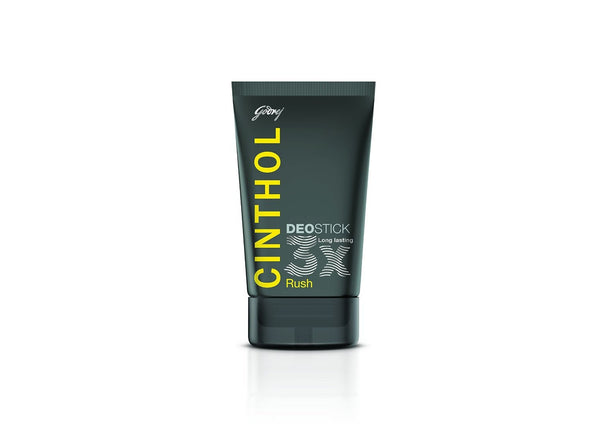 2 x Cinthol Men's Deo Stick, Rush, 40gms each - alldesineeds