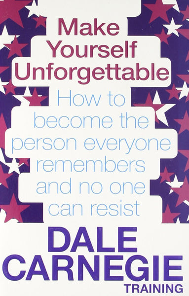 Make Yourself Unforgettable: How to Become the Person Everyone Remembers and [[ISBN:0857206796]] [[Format:Paperback]] [[Condition:Brand New]] [[Author:Dale Carnegie Training]] [[ISBN-10:0857206796]] [[binding:Paperback]] [[manufacturer:Simon &amp; Schuster]] [[number_of_pages:240]] [[publication_date:2011-03-01]] [[brand:Simon &amp; Schuster]] [[ean:9780857206794]] for USD 16.98