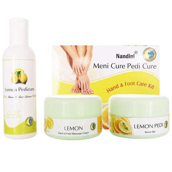 Nandini Mani Cure Pedi Cure Hand and Foot Care Kit, 400g + 200ml - alldesineeds