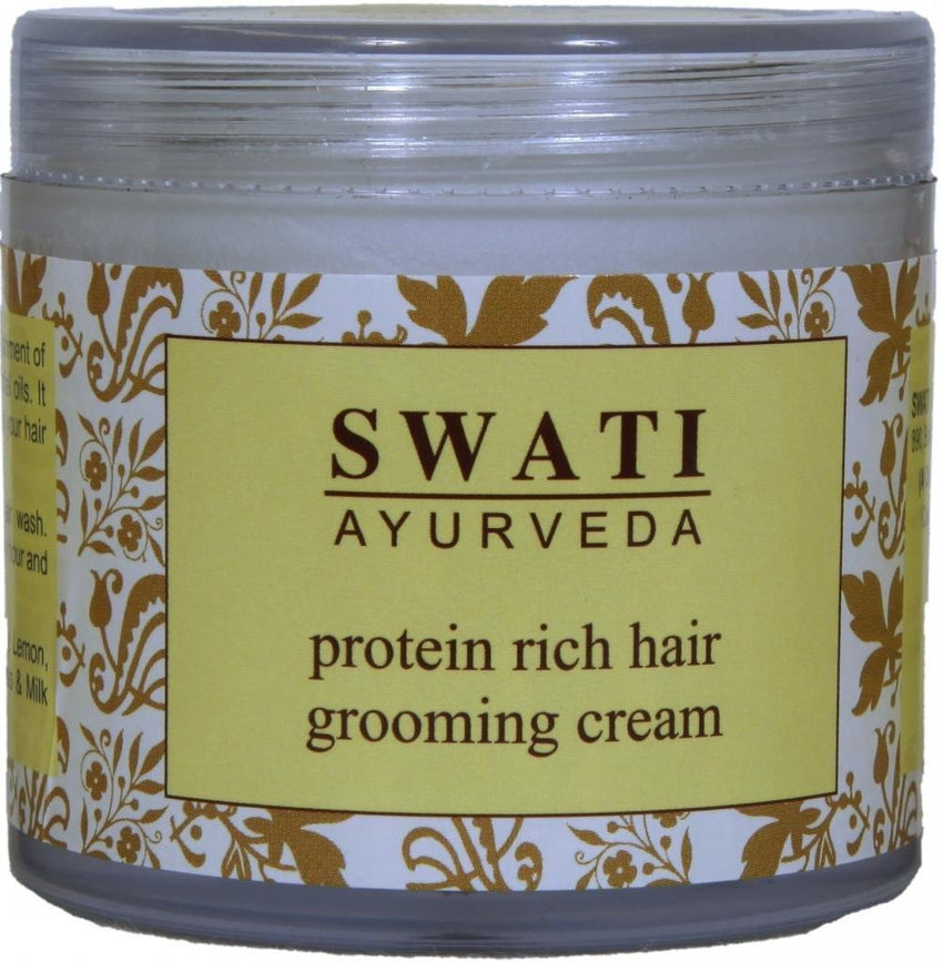 2 Pack Swati Ayurveda Protein Rich Hair Cream Paraben Free, 100gms each - alldesineeds