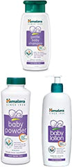 Himalaya Baby Shampoo (400 ml) & Baby Powder (400g) & Herbals Baby Lotion (400ml)
