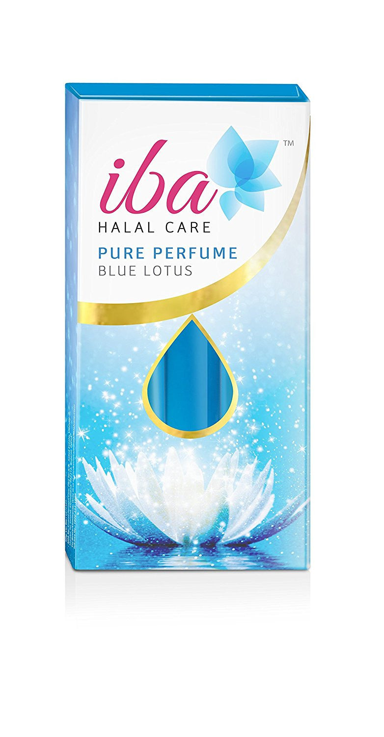 2 Pack Iba Halal Care Pure Perfume Blue Lotus, 10ml each - alldesineeds