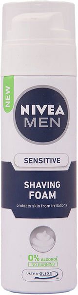 Buy Nivea for Men Sensitive Shaving Foam - 200 ml online for USD 10.57 at alldesineeds