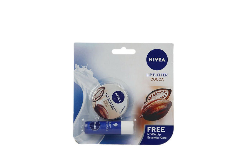 Buy 2 Pack Nivea Lip Butter Cocoa, 16.7gms each online for USD 11 at alldesineeds