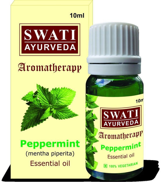 Swati Ayurveda Essential Oil Peppermint, 10ml - alldesineeds
