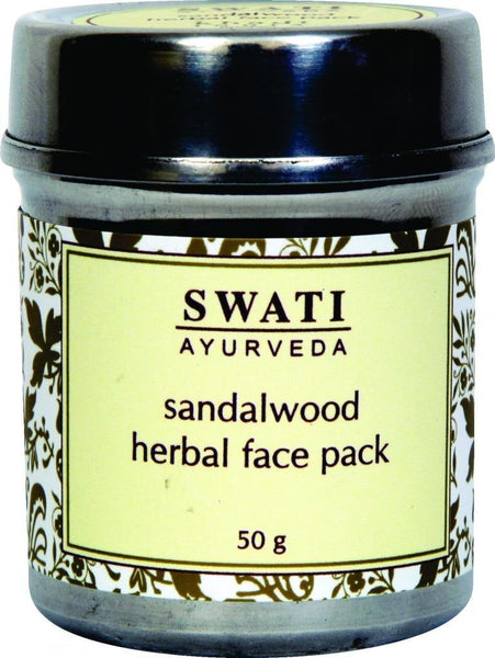 Swati Ayurveda Sandalwood Herbal Face Pack (paraben Free) 50 Gm - alldesineeds