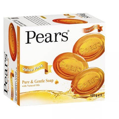 3 x Pears Pure & Gentle Soap Bar 125gms each - alldesineeds