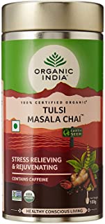 2 Pack of Organic India Tulsi Masala Chai 100 GM Tin