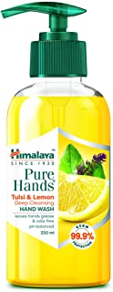 2 Pack of Himalaya Pure Hands Deep Cleansing Tulsi and Lemon Pump 250 ml
