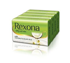 Rexona Silky Soft Skin Soap Bar, 100 gm (Pack of 4) - alldesineeds