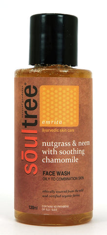 SoulTree Ayurvedic Face Wash for Oily to Combination Skin - alldesineeds