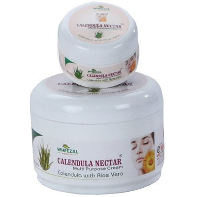 Buy 2 x Wheezal Calendula Nectar Cream (Calendula and Aloe Vera) (100g) online for USD 16.63 at alldesineeds