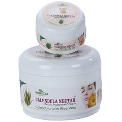 Buy 2 x Wheezal Calendula Nectar Cream (Calendula and Aloe Vera) (200g) online for USD 23.72 at alldesineeds
