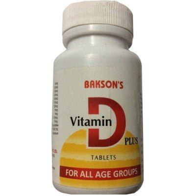2 x Baksons Vitamin D Plus Tablets (50tab) each - alldesineeds