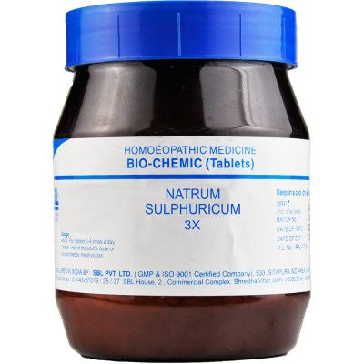 SBL Natrum Sulphuricum 3X 450g - alldesineeds