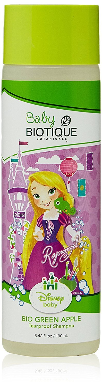 Bio Disney Princess Baby Tear Proof Shampoo, Green Apple (190ml)