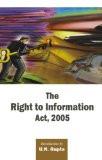 The Right To Information Act, 2005 by Introduction by U.N. Gupta, PB ISBN13: 9788126912087 ISBN10: 8126912081 for USD 30.99