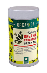 Green Tea Elaichi - Organica 100 gms each