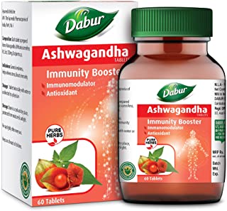 2 x Dabur Ashwagandha Tablet - Immunity Booster | Rich in Anti Oxidants -60 tablets