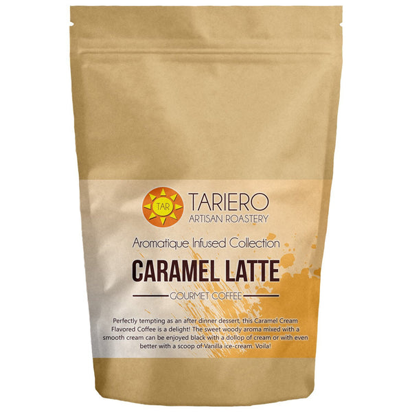 Tariero's Caramel Latte Flavoured Gourmet Coffee (Ground), 100g - alldesineeds