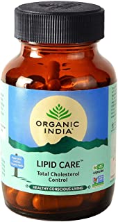 2 Pack of ORGANIC INDIA Lipid Care 60 N Veg Capsules