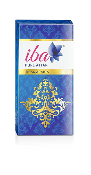 2 Pack Iba Halal Care Pure Attar Musk Arabia, 10 ml each - alldesineeds