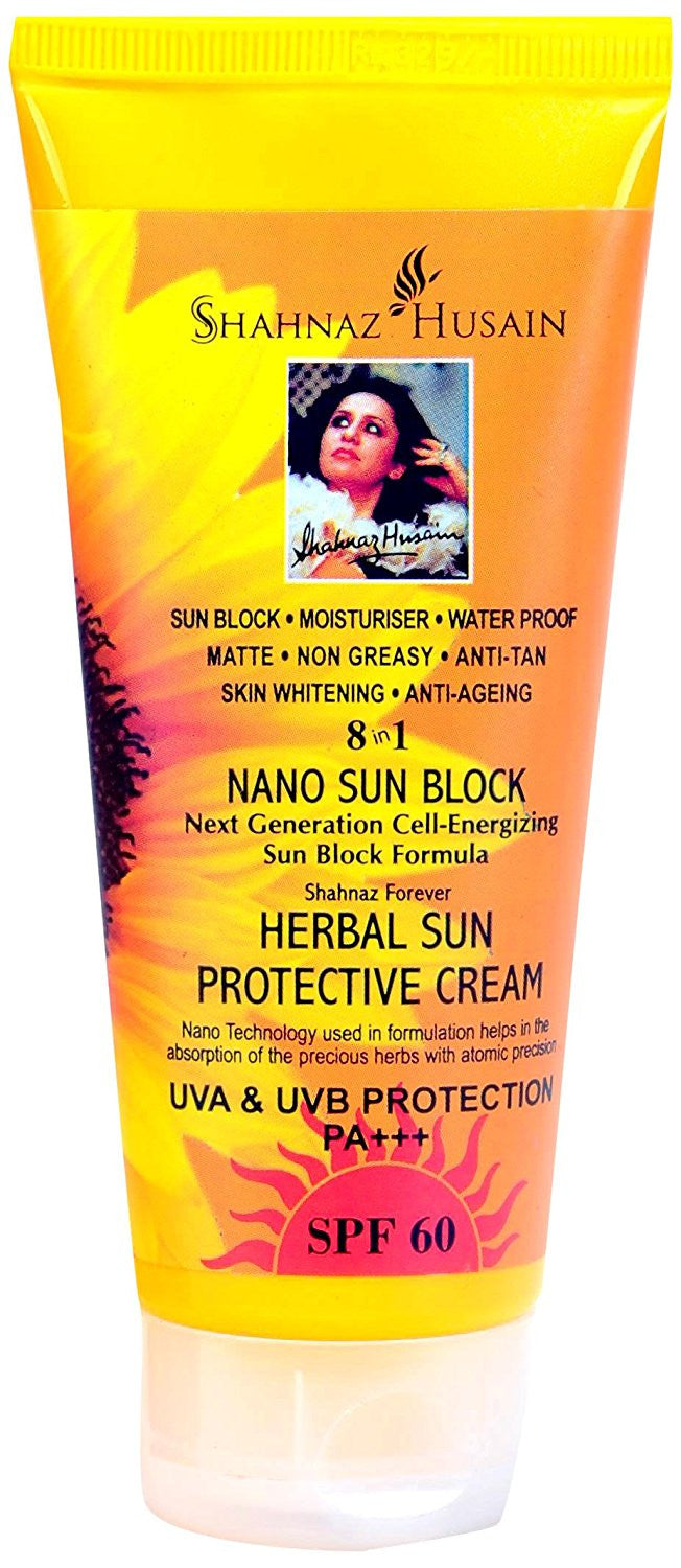 Buy Shahnaz Husain Nano Sun Block Sun Protective Cream SPF 60, 100g online for USD 15.09 at alldesineeds