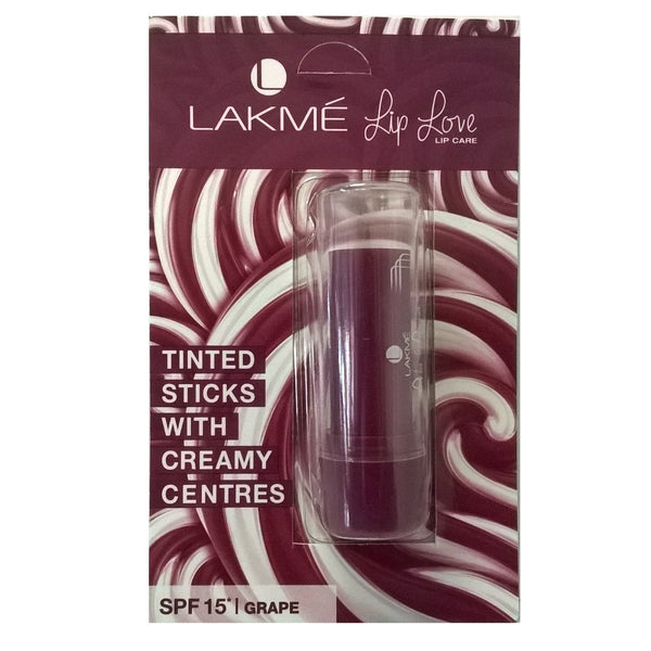 Buy 2 Pack Lakme Lip Love Lip Care, Grape, 3.8gms each online for USD 11 at alldesineeds