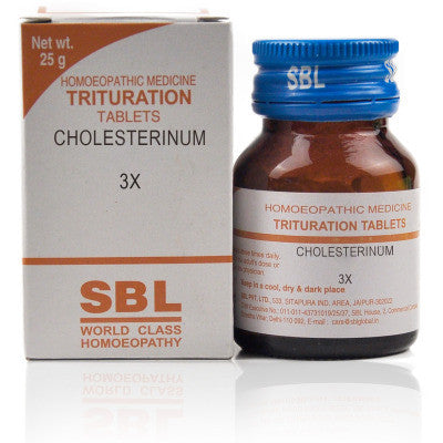 2 x SBL Cholesterinum 3X 25gms each - alldesineeds