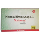 Pack of 2 Glenmark Pharma Scaboma Soap (75g)