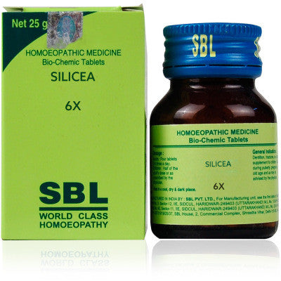 2 x SBL Silicea 6X 25gms each - alldesineeds