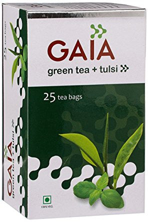 Gaia Tulsi Green Tea 25 Tea Bags