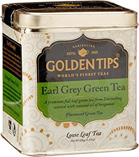 Earl Grey Green Tea - Golden Tips 100 gms