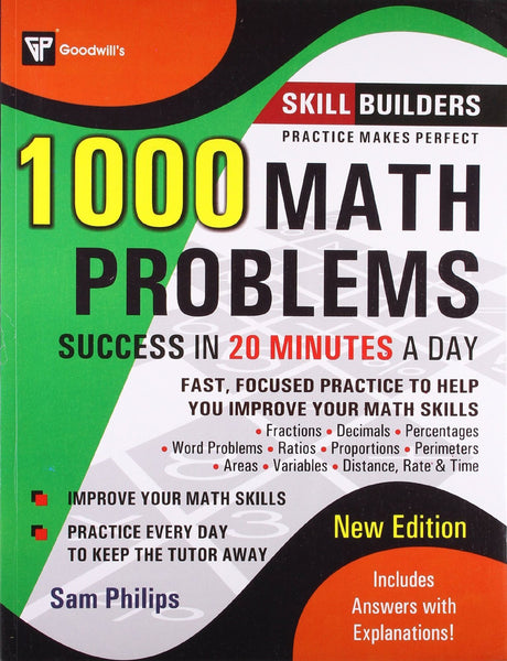 1000 Maths Problems: Fast Focused Practice to Help You Improve Your Maths Ski