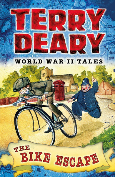 The Bike Escape: World War II Tales 3 [Jan 29, 2015] Deary, Terry and Rue, Ja] Additional Details<br>
------------------------------



Package quantity: 1

 [[ISBN:1472916247]] [[Format:Paperback]] [[Condition:Brand New]] [[Author:Deary, Terry]] [[ISBN-10:1472916247]] [[binding:Paperback]] [[manufacturer:Featherstone Education]] [[number_of_pages:64]] [[publication_date:2015-01-29]] [[brand:Featherstone Education]] [[ean:9781472916242]] for USD 13.74