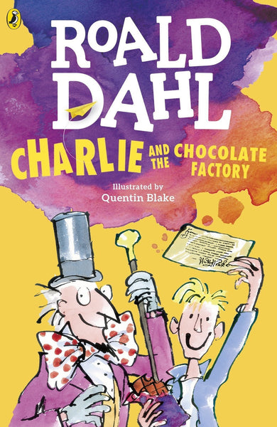 Charlie and the Chocolate Factory [Paperback] Roald Dahl and Quentin Blake] [[ISBN:0141365374]] [[Format:Paperback]] [[Condition:Brand New]] [[Author:Dahl, Roald]] [[ISBN-10:0141365374]] [[binding:Paperback]] [[manufacturer:Puffin]] [[number_of_pages:208]] [[package_quantity:39]] [[publication_date:2016-07-26]] [[brand:Puffin]] [[mpn:black and white line throughout]] [[ean:9780141365374]] for USD 20.19