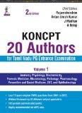 KONCPT: 20 Authors for Tamil Nadu PG Entrance Examination (Volume I) by Rajamahendran R  Antan Uresh Kumar T  J Madhan Paper Back ISBN13: 9789351528142 ISBN10: 9351528146 for USD 80.55