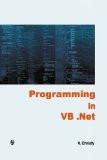 Programming in VB. Net: V. Christy ISBN13: 9789380856940 ISBN10: 9380856946 for USD 20.63