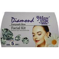 Pack of 2 Moonstar Diamond Everyouth Facial Kit (8ml, Pack of 5)