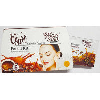 Pack of 2 Moonstar Coffee Facial Kit (8ml, Pack of 5)