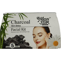 Pack of 2 Moonstar Charcoal Skin Detox (20ml, Pack of 6)