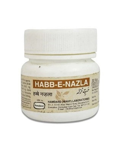 Buy 2 Pack Hamdard Habb-E-Nazla 30 pills online for USD 17.48 at alldesineeds