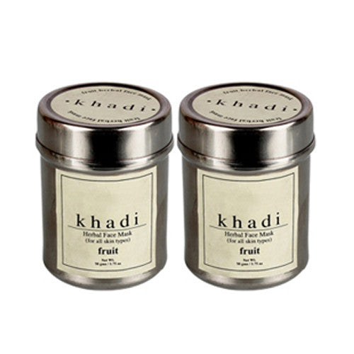 2 x Khadi Fruit Face Pack 50 gms each (Total 100 gms) - alldesineeds