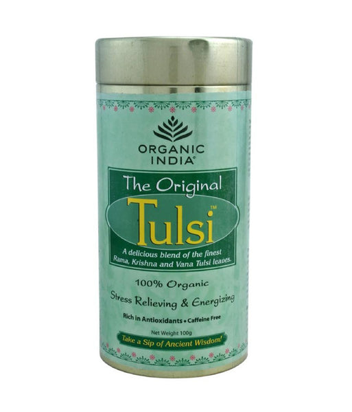 Organic India Tulsi Tea Original 100 gm Tin