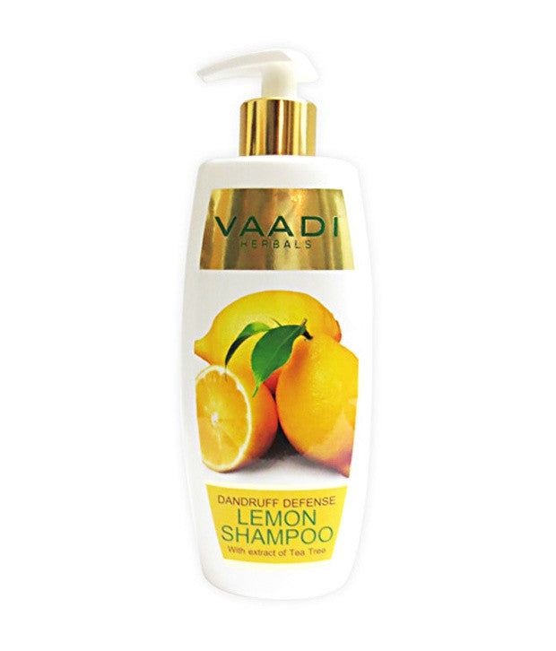 Buy 2 Pack Vaadi Dandruff Defense LEMON SHAMPOO 350 ml each online for USD 20 at alldesineeds
