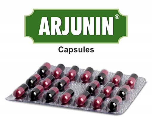 Charak Pharma Arjunin Capsule - 20 Tablets (Pack of 3)