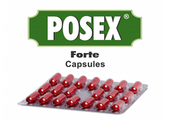 Charak Pharma Posex Forte Capsule - 20 Tablets (Pack of 3)