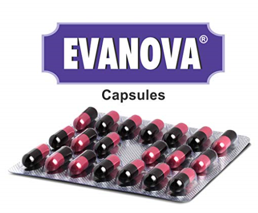 Charak Pharma Evanova Capsule 20 Tablets (Pack of 2)